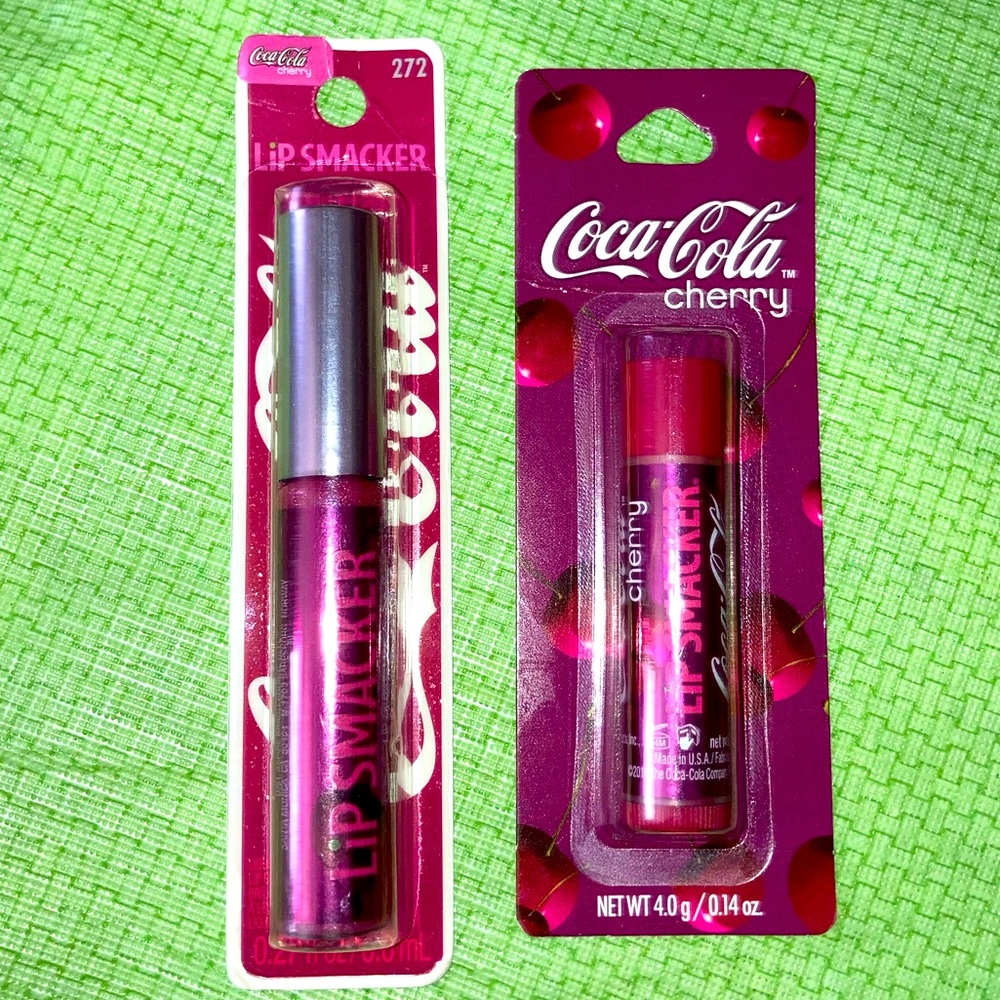 Lip Smackers Coca Cola 🍒 Cherry Shimmer Gloss Set
